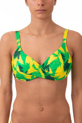 MIX REGGISENO FERRETTO DONNA  VERDE/GIALLO SOFIAFAN BRASILE BE BEACH